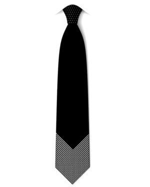 Pure Silk Black Tie